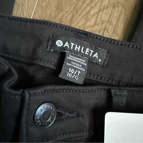 NWT Athleta Flex Kick Flare Jean - Black - Size 10 Tall (10T) - Picture 7 of 11